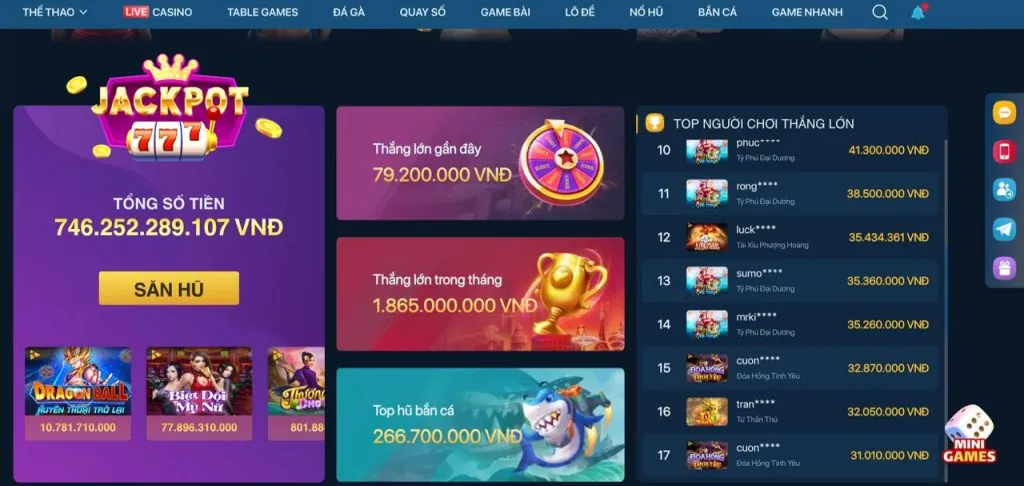 Ứng dụng di động ole777 Casino